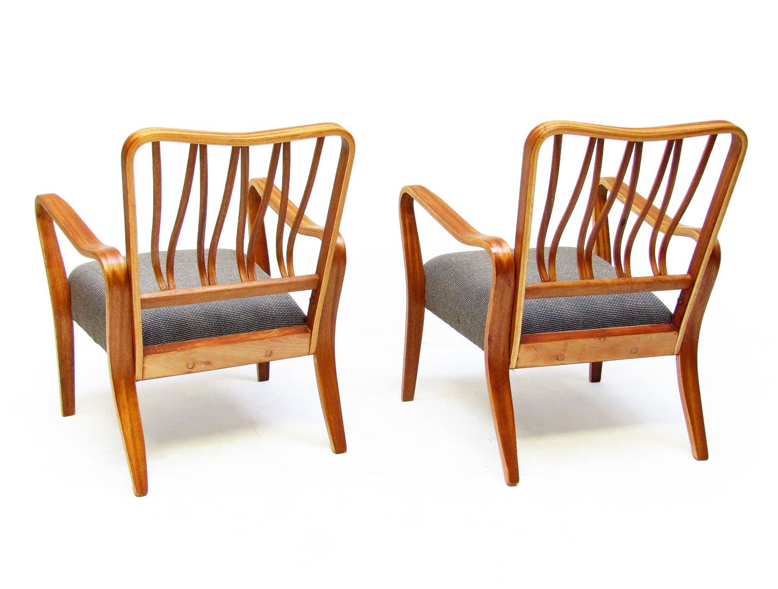 photo furniture Two 1950s British "Linden" Lounge Chairs In Teak By G A Jenkins