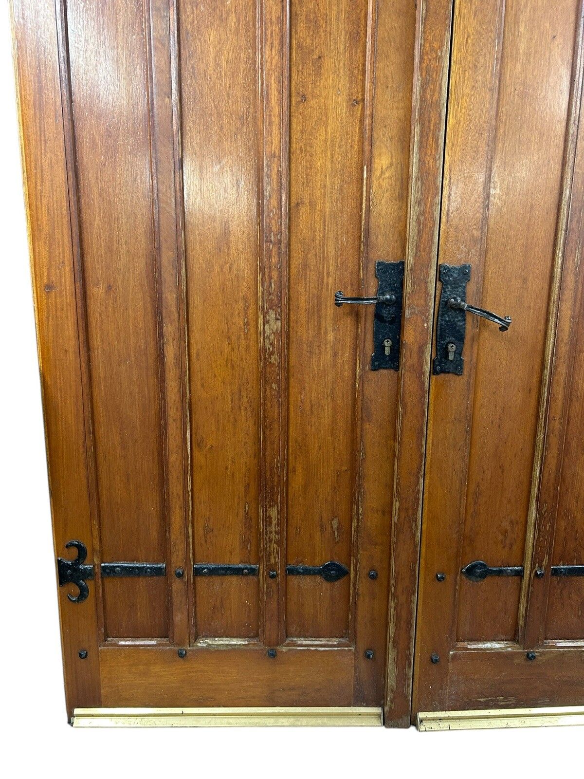 Large Solid Iroka Front Doors Period Style  Reclaimed Old Hardwood Arts & Crafts photo 2871.0