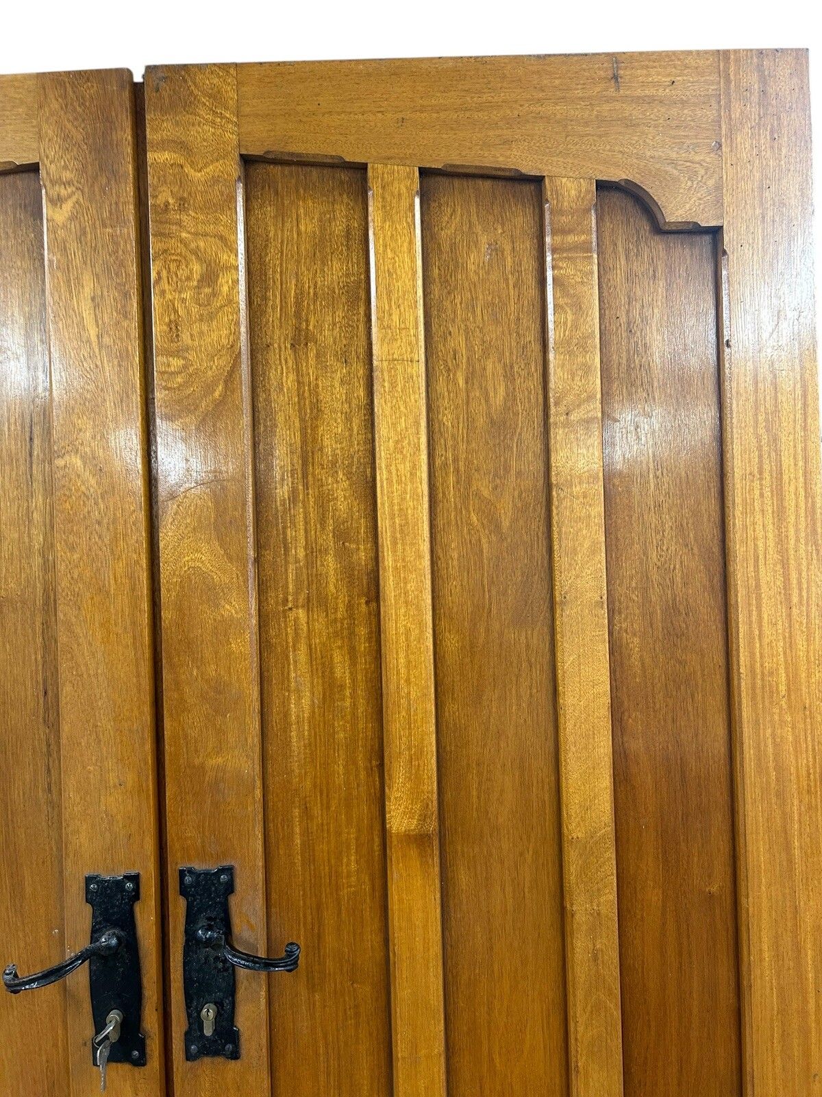 photo for sale Large Solid Iroka Front Doors Period Style  Reclaimed Old Hardwood Arts & Crafts