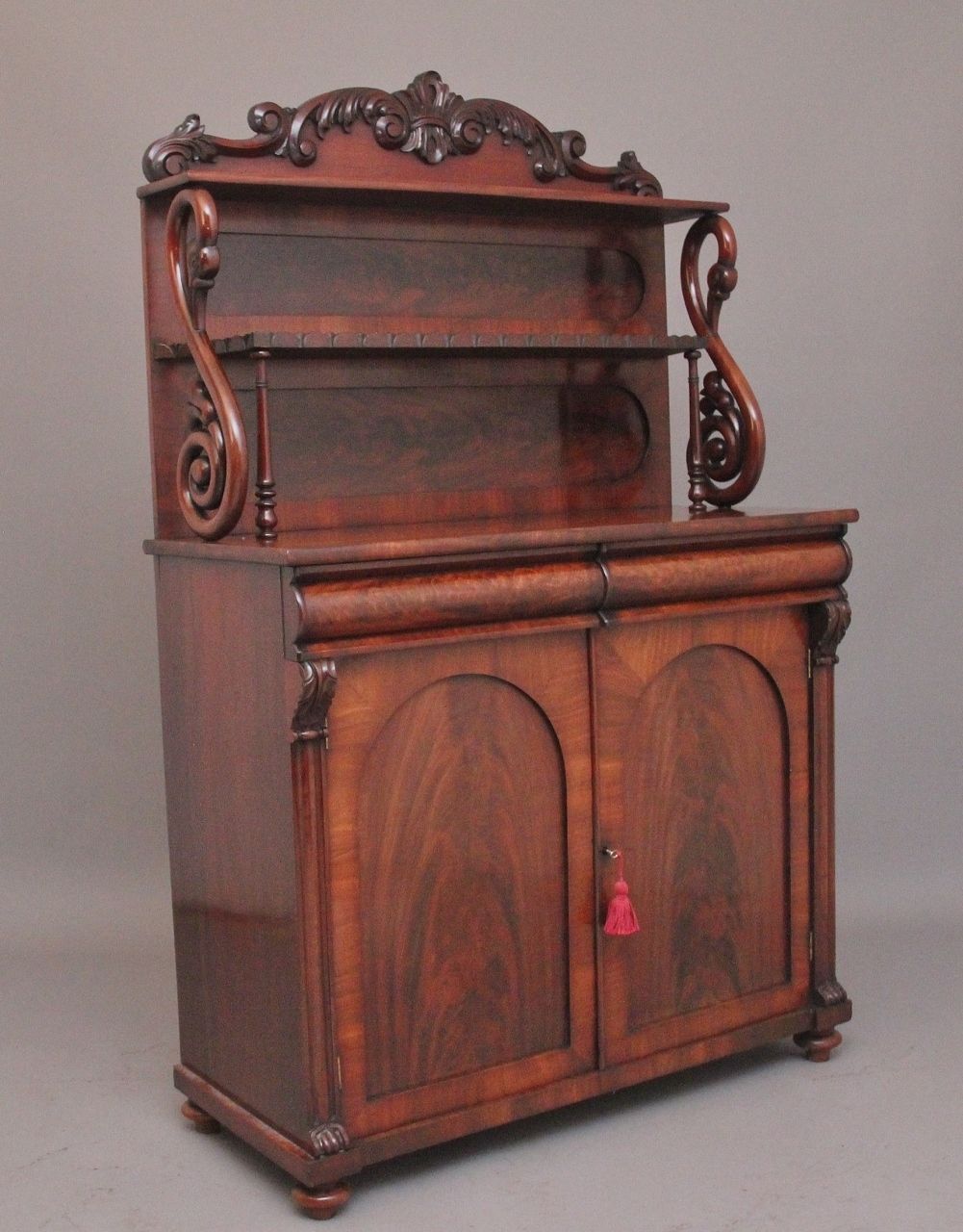 19th Century Mahogany Chiffonier photo furniture