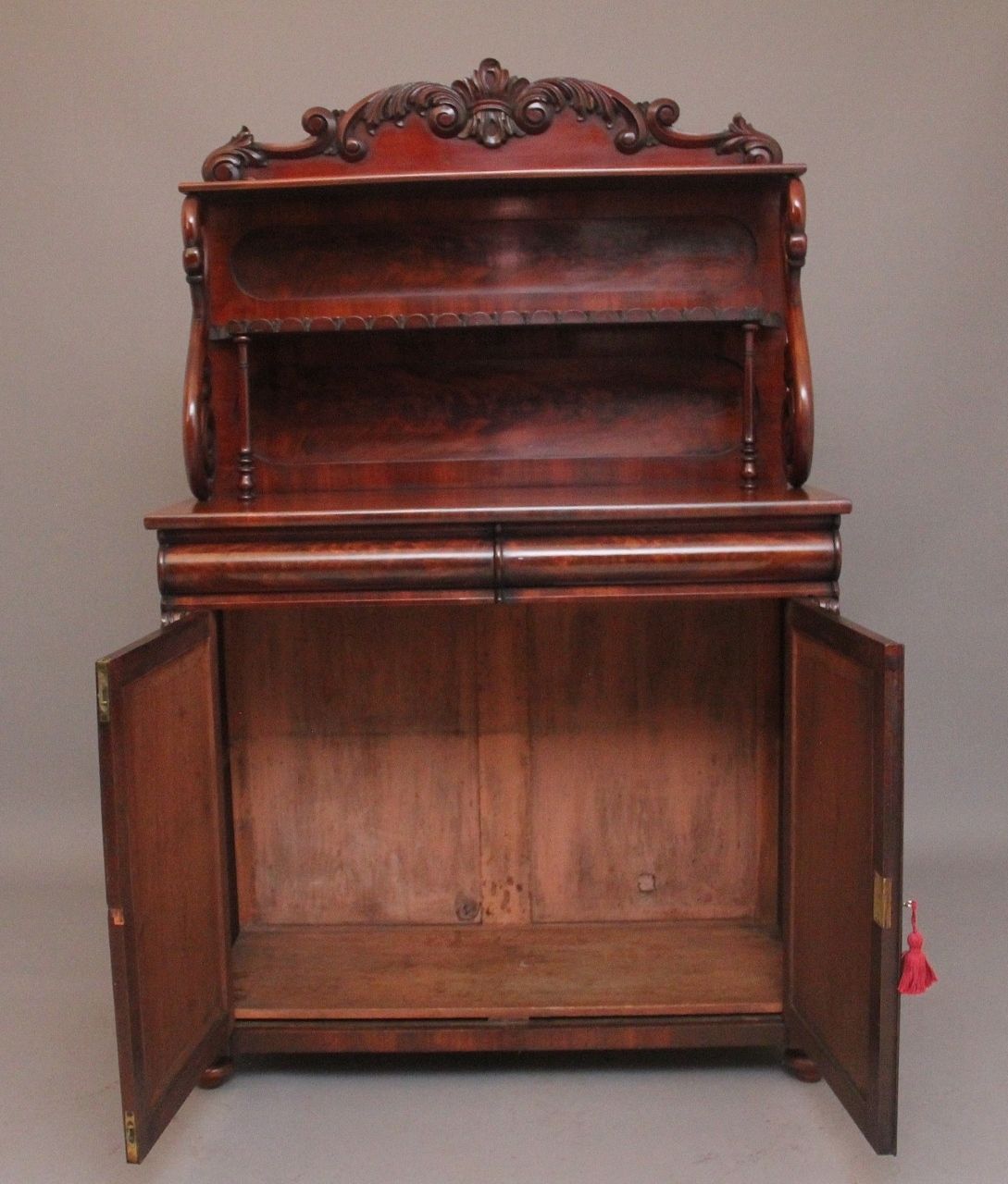 19th Century Mahogany Chiffonier photo Furniture