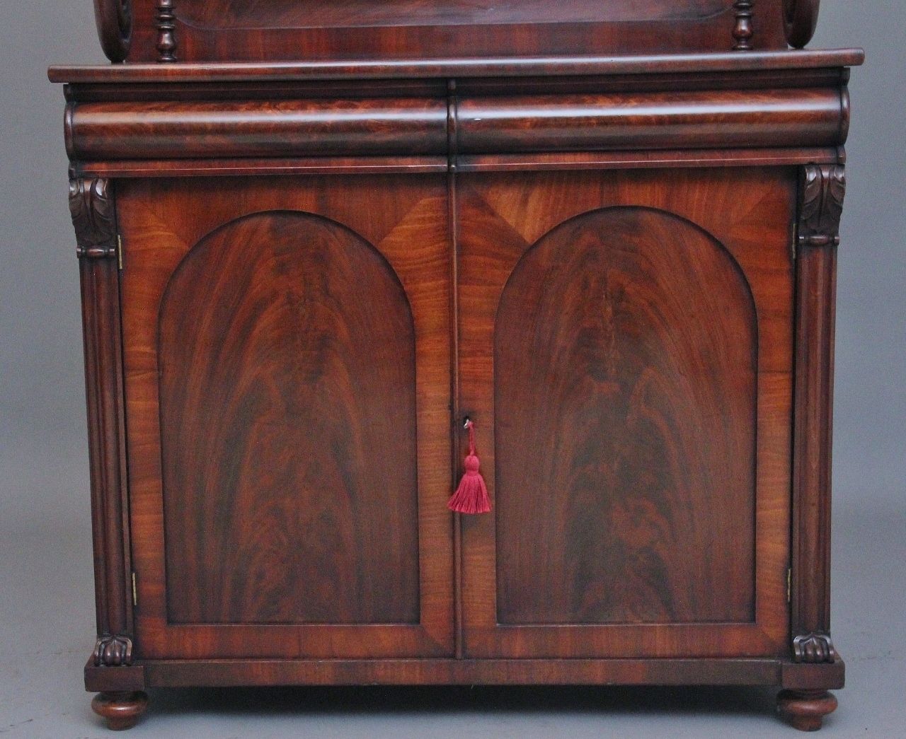 19th Century Mahogany Chiffonier photo vintage