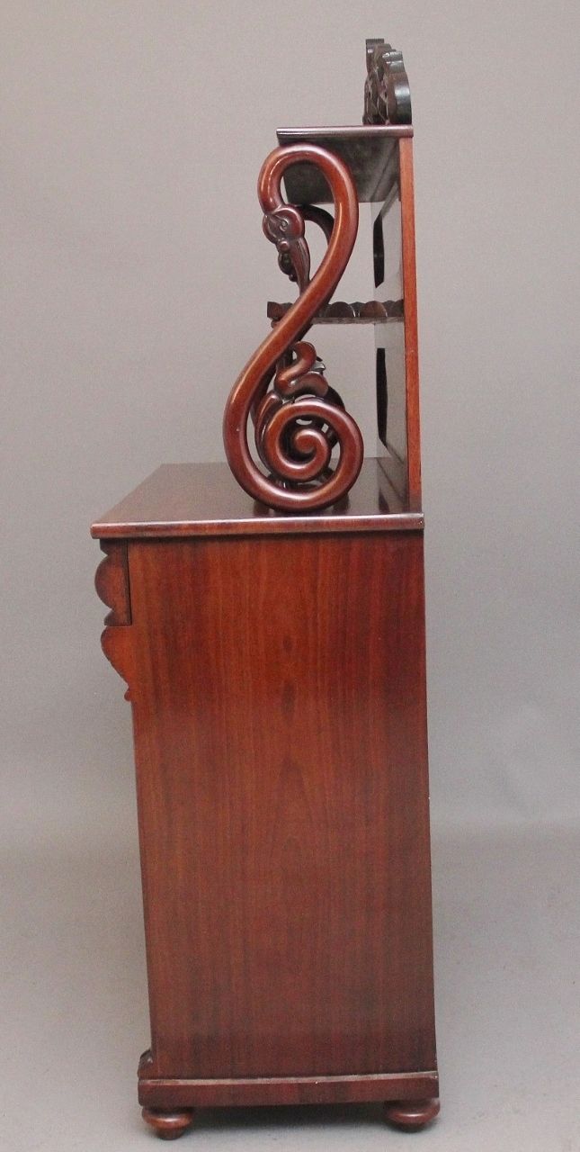 Furniture 19th Century Mahogany Chiffonier photo