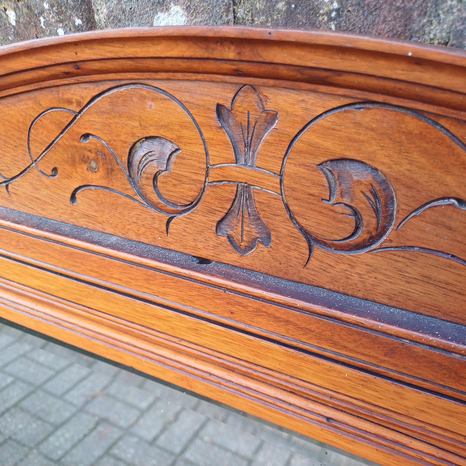 Huge Early 20th Century Large Over Mantel Or Wall Mirror – Exceptional Craftsmanship, Elegant Design 118 X 69 Cm photo vintage