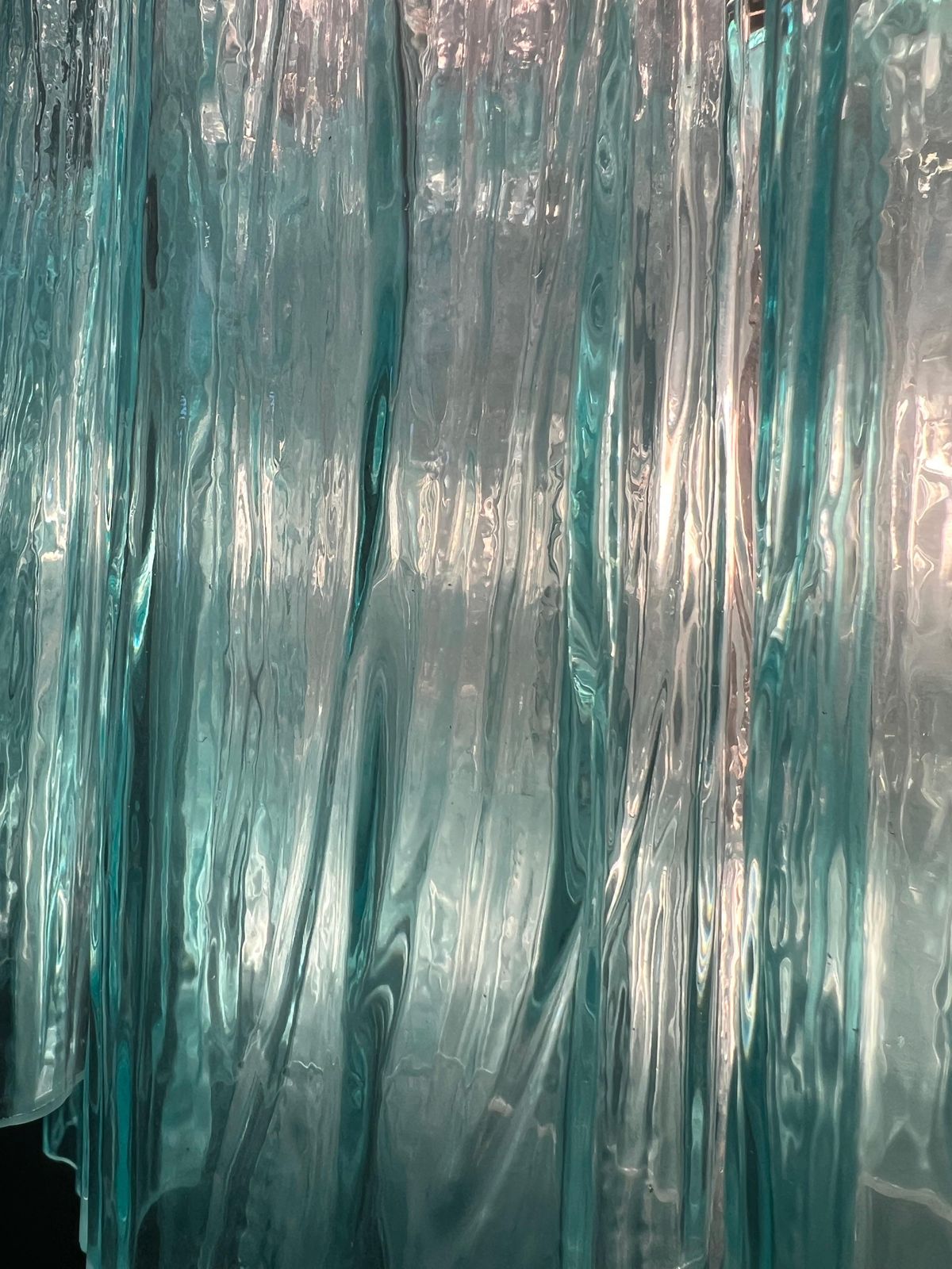 Majestic Aquamarine  Murano Chandelier By Valentina Planta photo buy