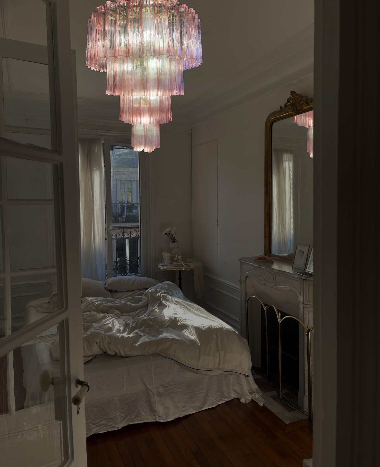 Charming Talian Pink Chandelier By Valentina Planta, Murano photo buy