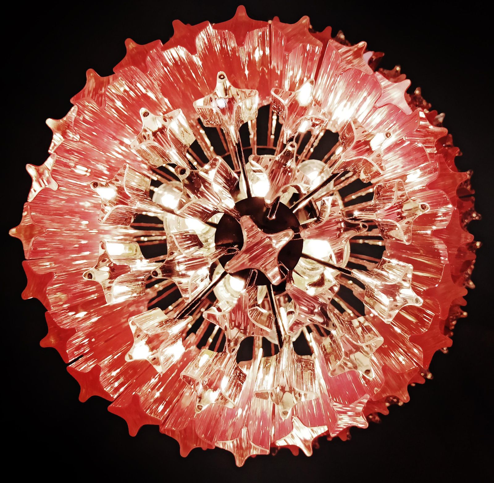 Beautiful Pink Murano Glass Chandeliers   112 Pink Quadriedri photo furniture