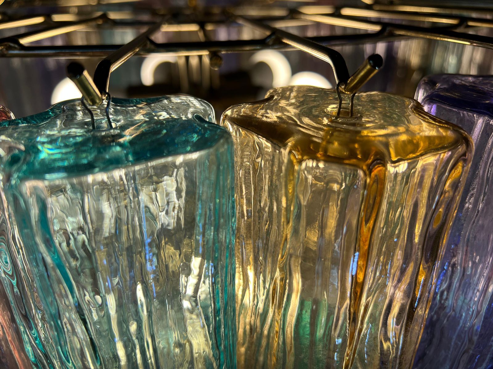 3076.0 Grandiose Multicolor Murano Chandelier By Valentina Planta photo