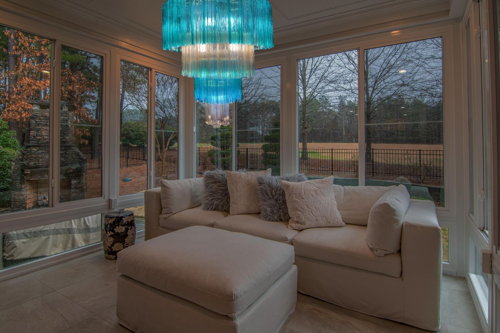 Charming  Italian Emerald And Gold Chandelier By Valentina Planta, Murano photo for sale