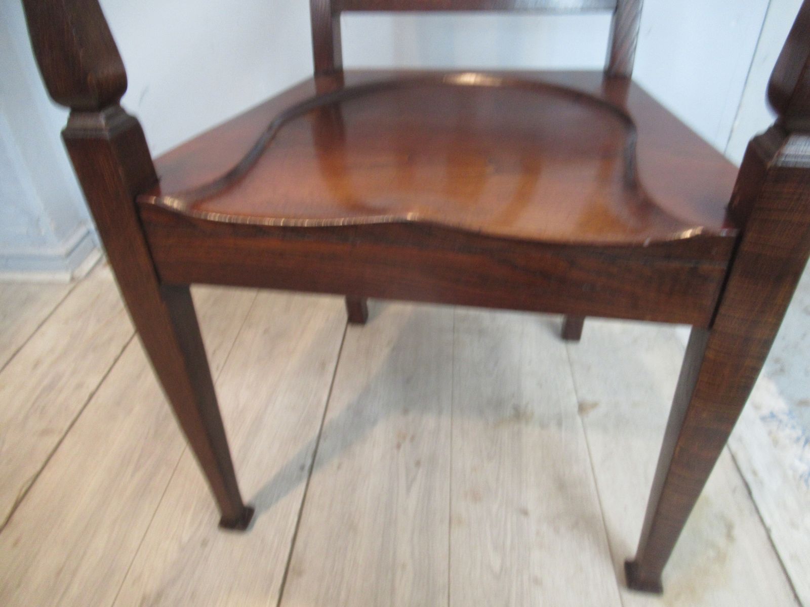 Pair Of Oak  Arm Chairs   By  J B Cockayne,  Sheffield photo buy