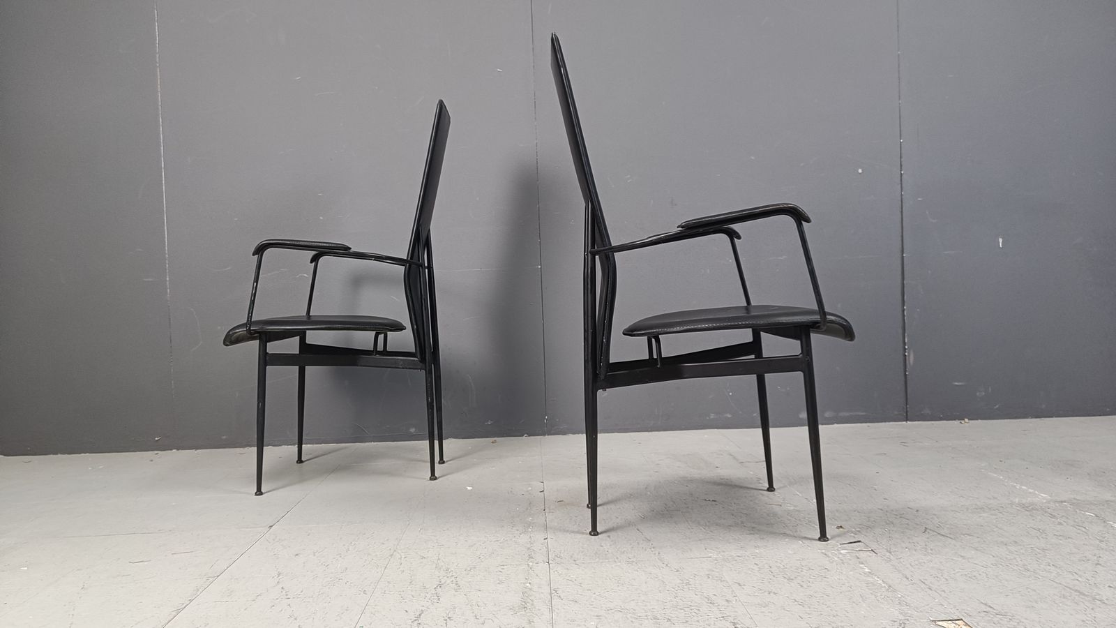 Vintage S44 Dining Chairs By Giancarlo Vegni For Fasem, Set Of 4, 1980s photo vinterior