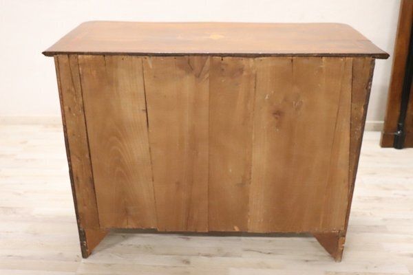 Antique Chest Of Drawers In Walnut, 18th Century photo vintage