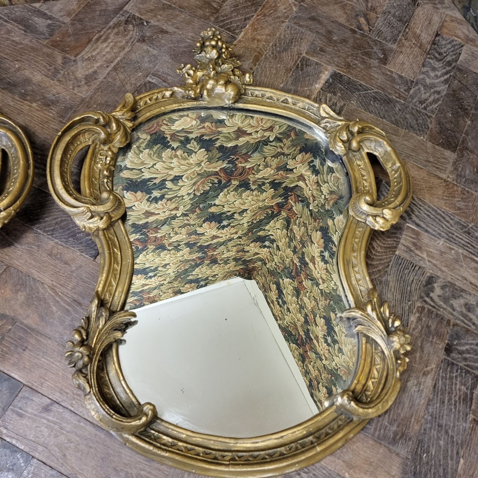 Pair Of French Gilt Composite Mirrors photo vinterior