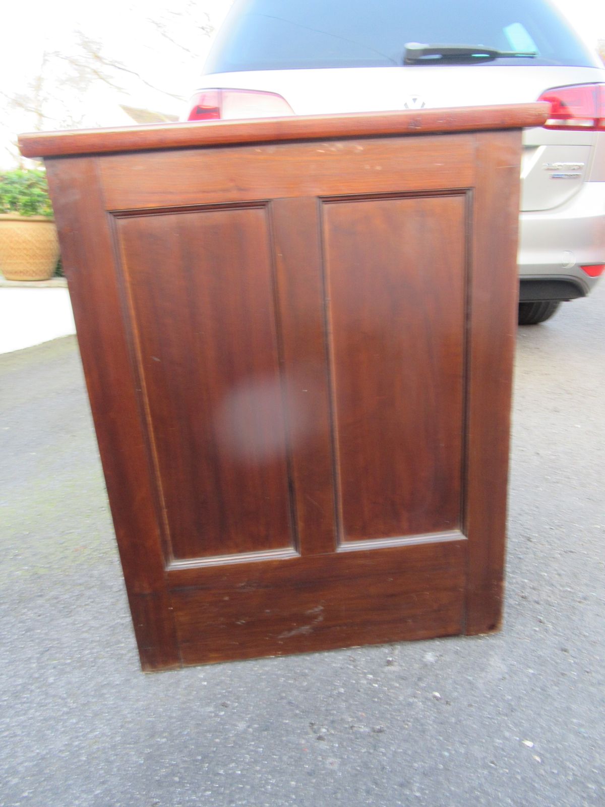 Furniture Small Mahogany  Industrial  Cupboard, photo