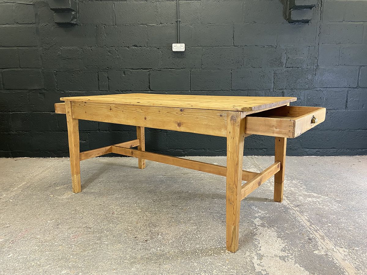 Dorset Farmhouse Pine Kitchen Table photo Furniture