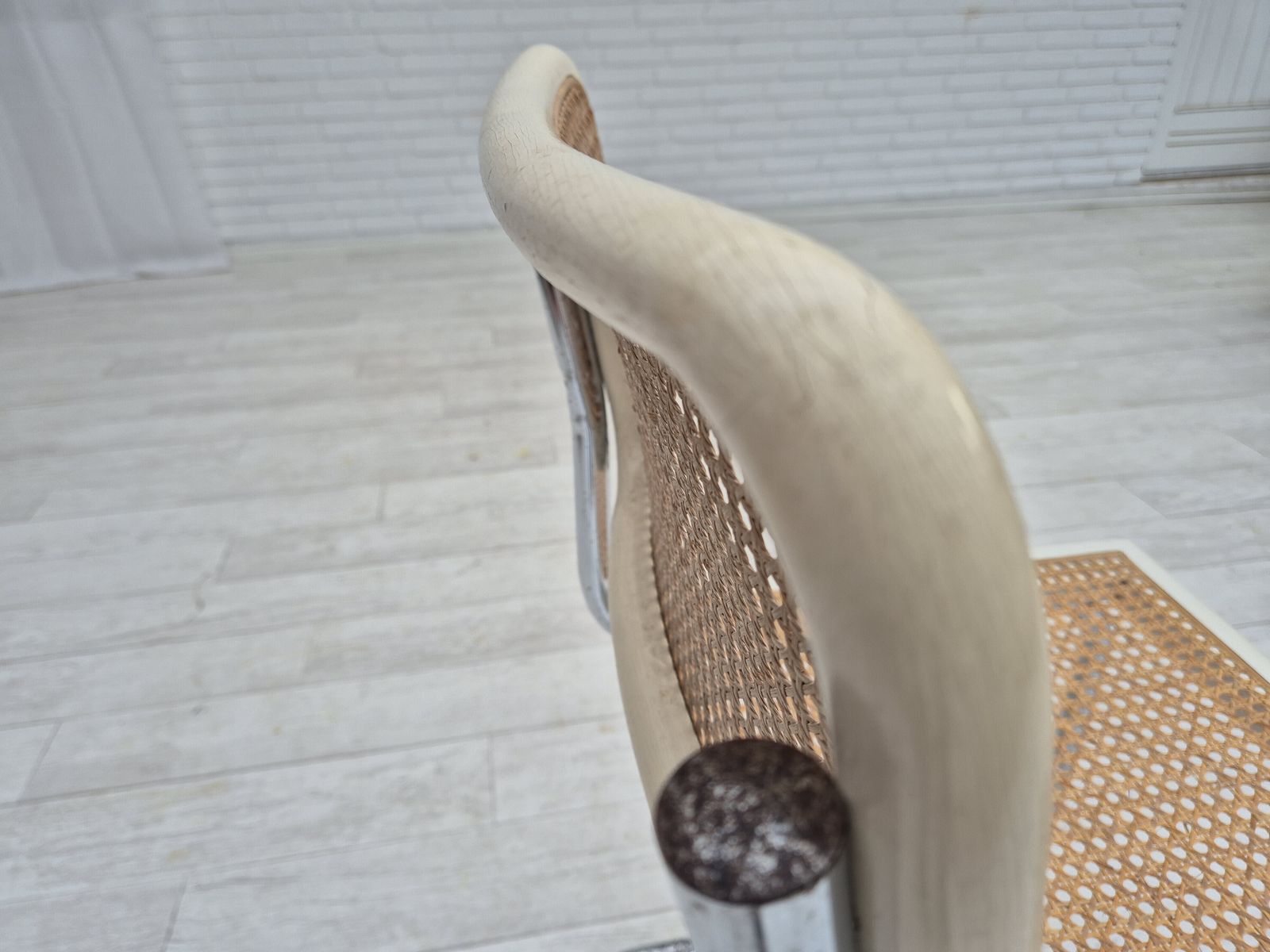 photo for sale 1970s, Pair Of Italian Vintage Chairs, Original Condition.