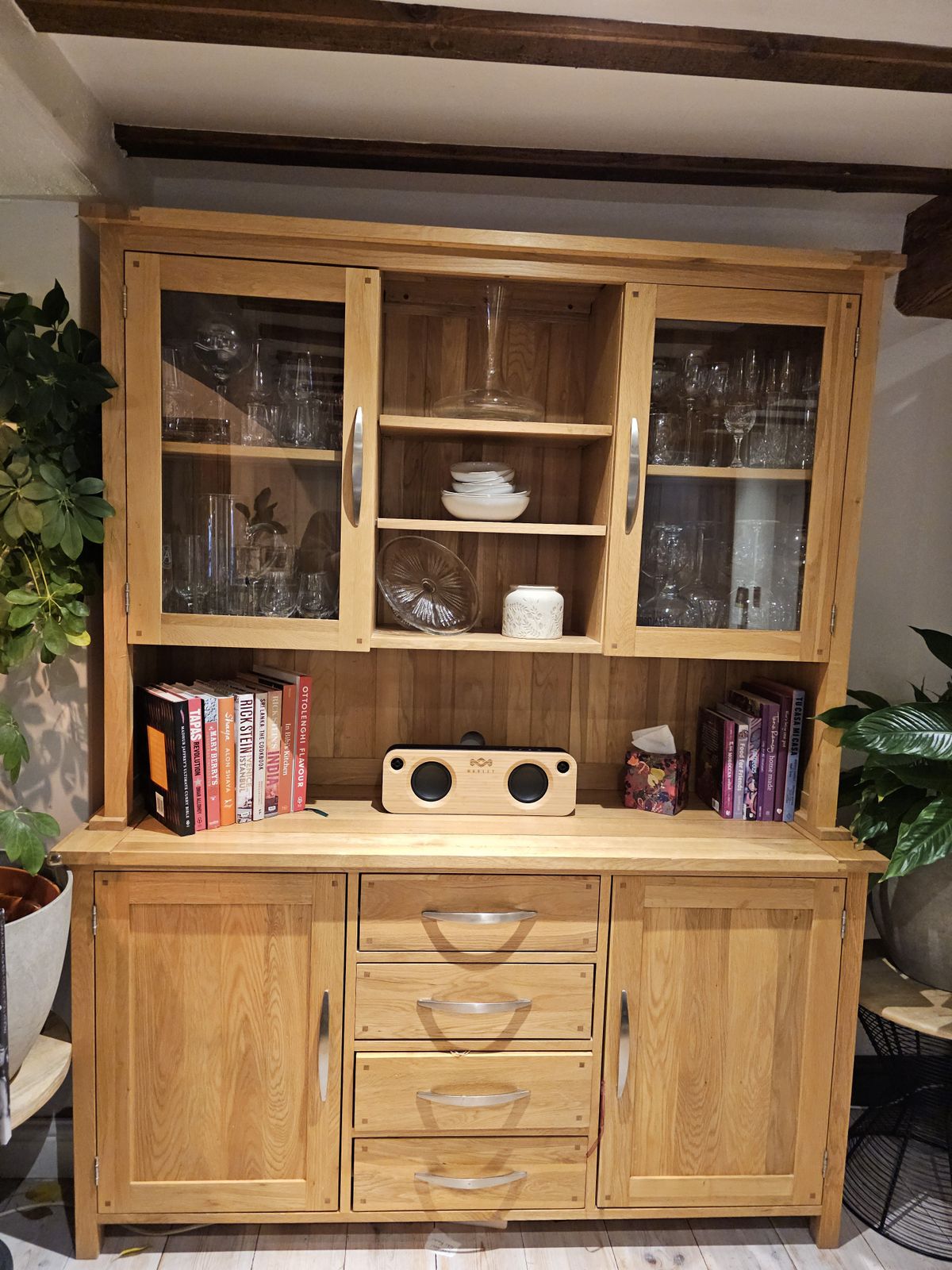Solid Oak Kitchen Dresser