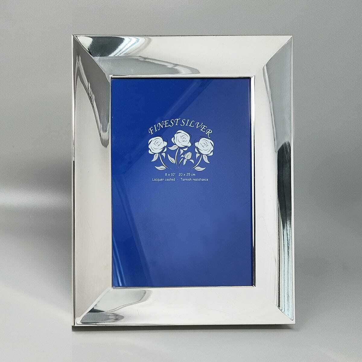 1970s Stunning Photo Frame In Silver Plated. Made In Italy photo Home Decor
