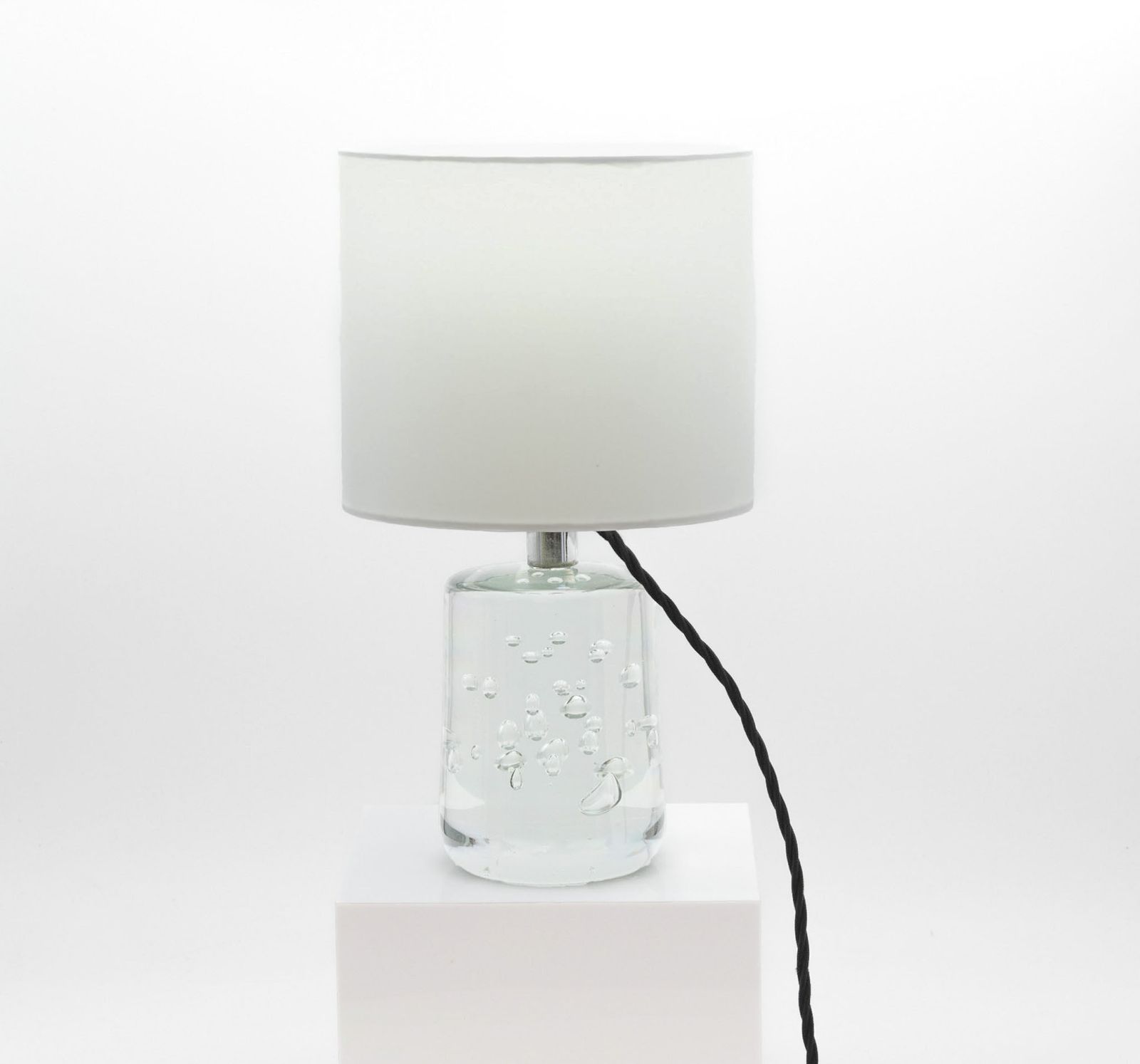 Josef Frank 1819 Cylindrical Glass Table Lamp For Svenskt Tenn Sweden Circa 1940 photo 2100.0
