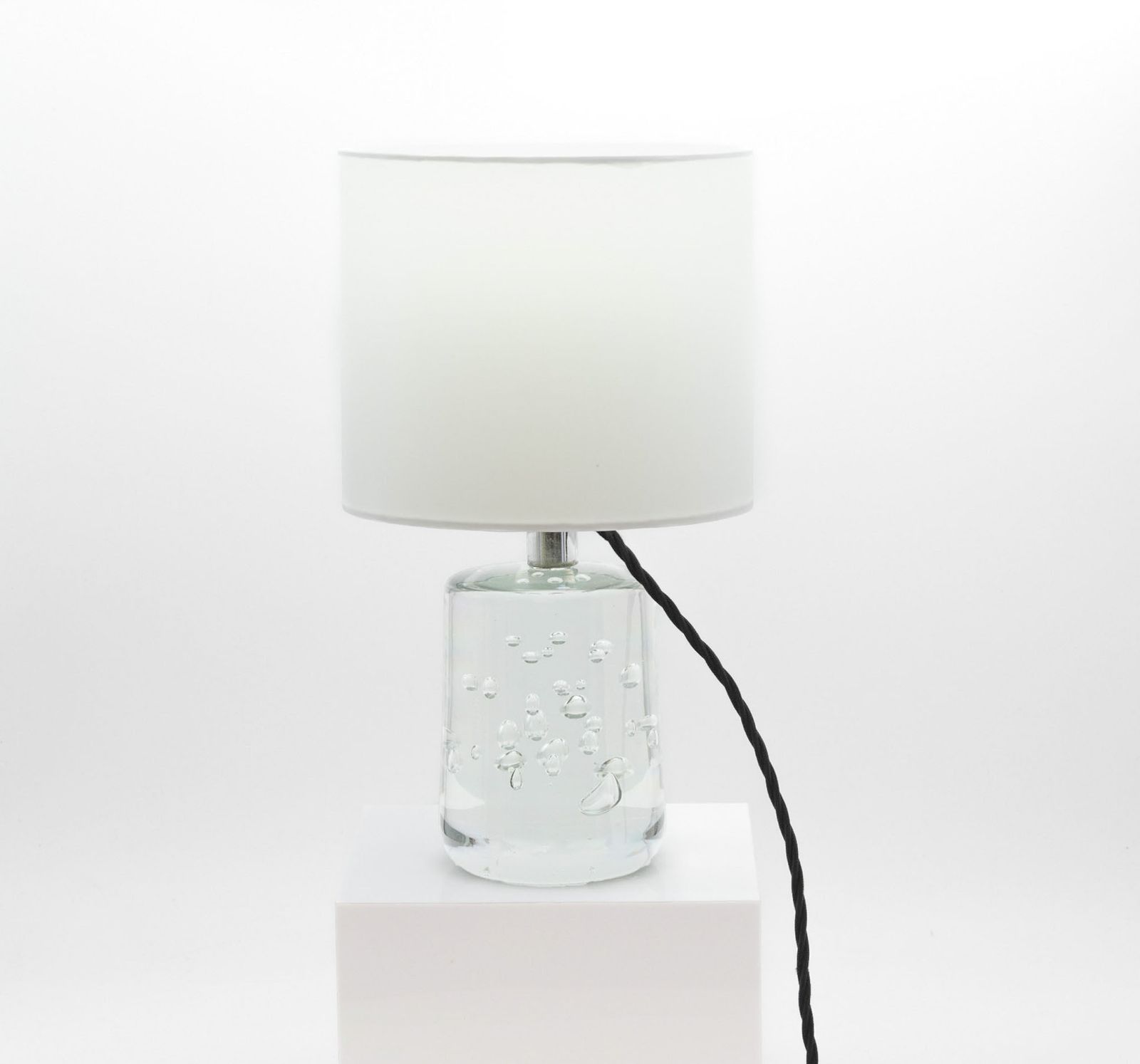 photo for sale Josef Frank 1819 Cylindrical Glass Table Lamp For Svenskt Tenn Sweden Circa 1940