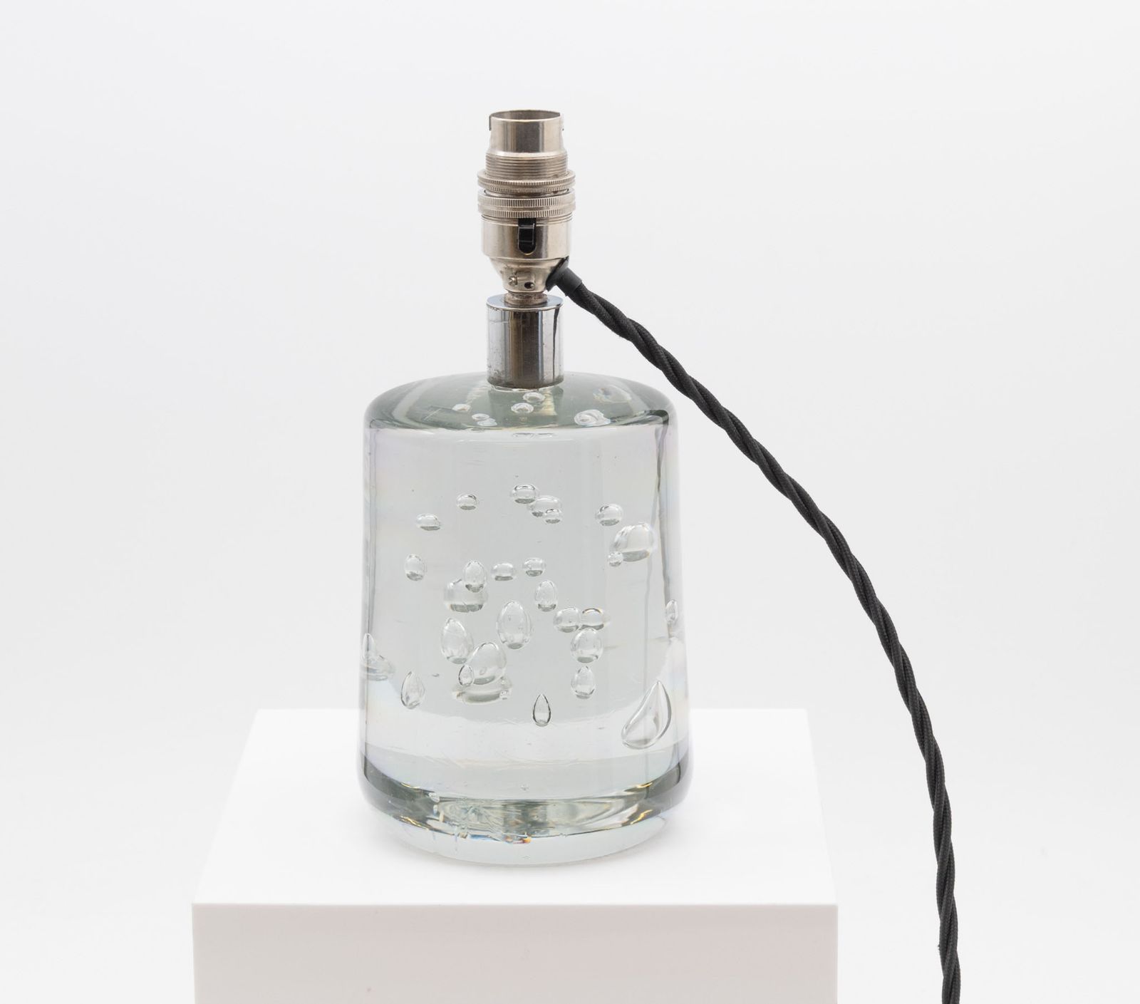photo furniture Josef Frank 1819 Cylindrical Glass Table Lamp For Svenskt Tenn Sweden Circa 1940