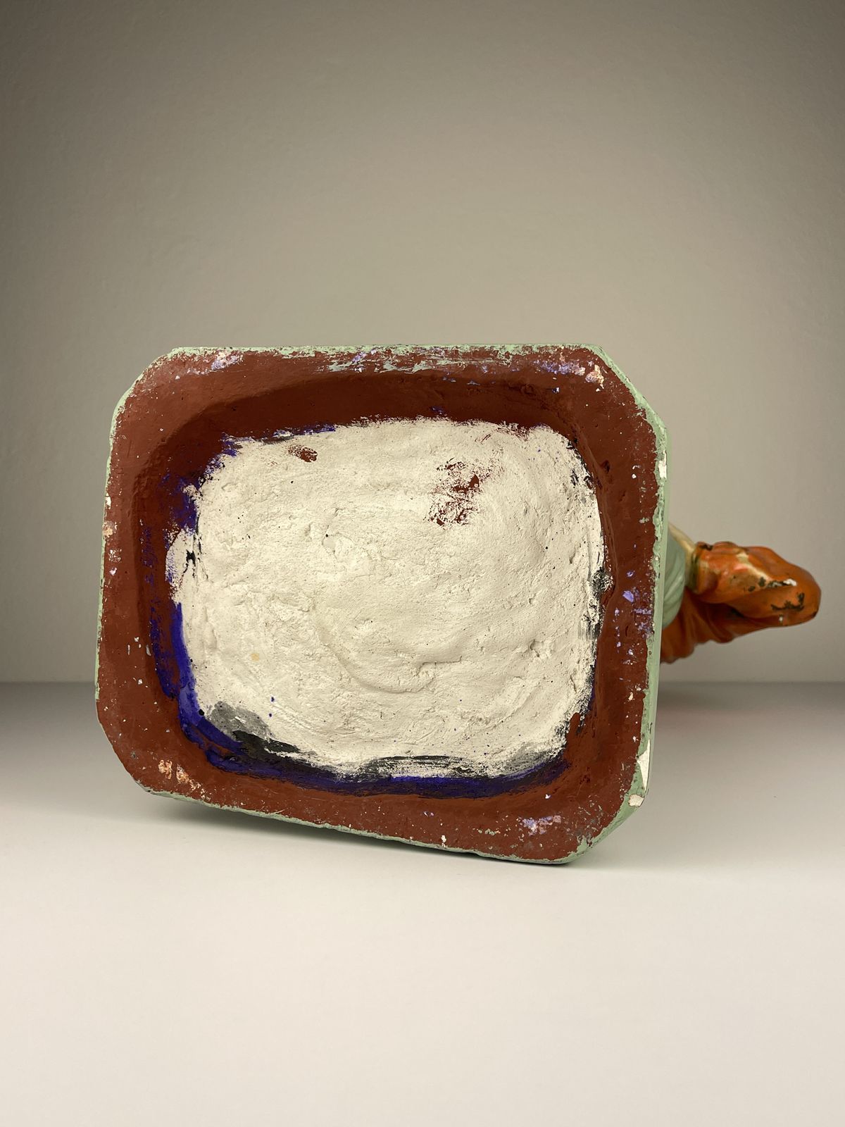 photo vintage Groot antiek gipsen beeld Giuseppe Garibaldi, Italië, 1910–1920
