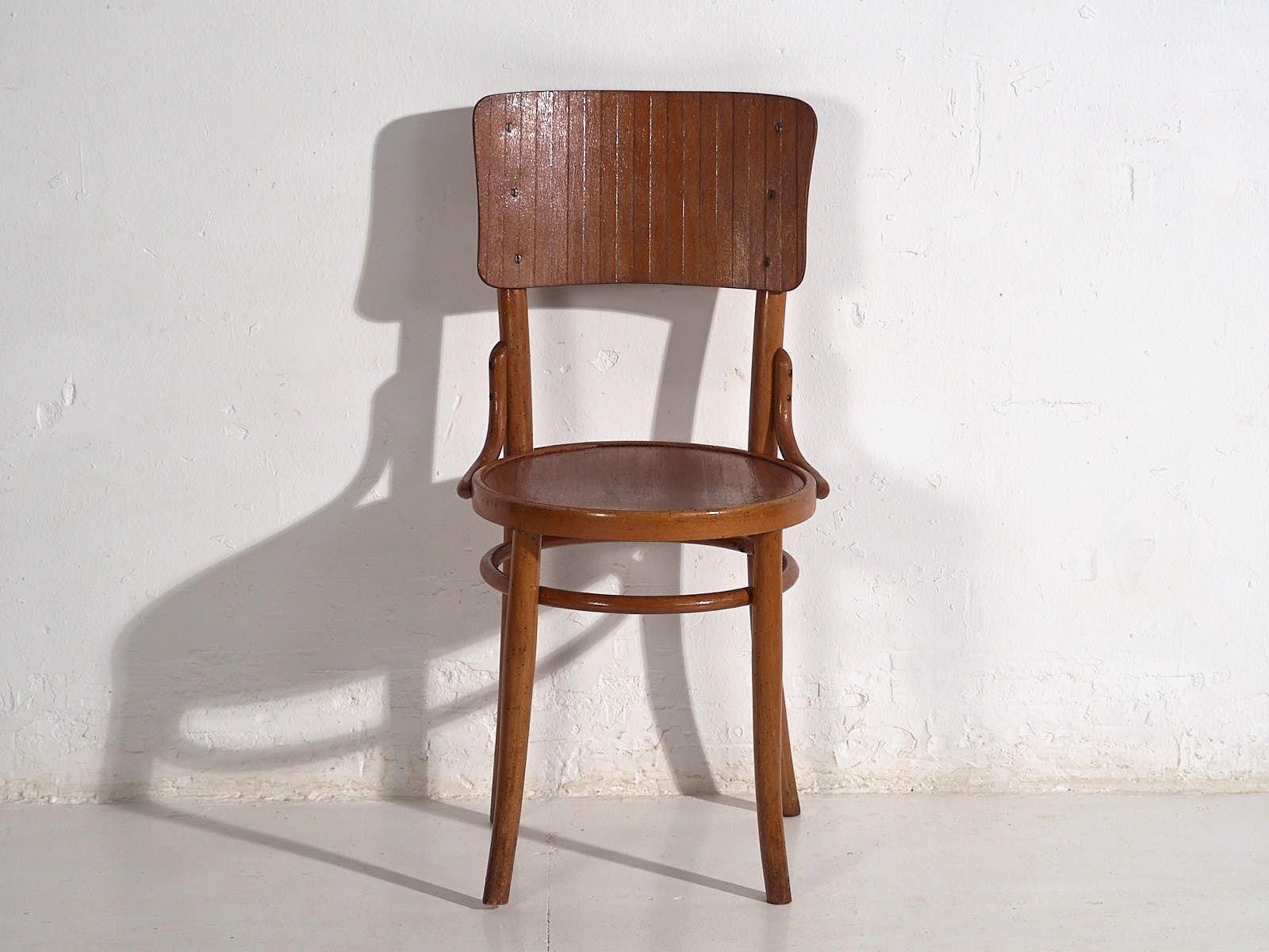 Furniture Antique Bentwood Chairs (C.1940). Set Of 4 Pieces #5 photo