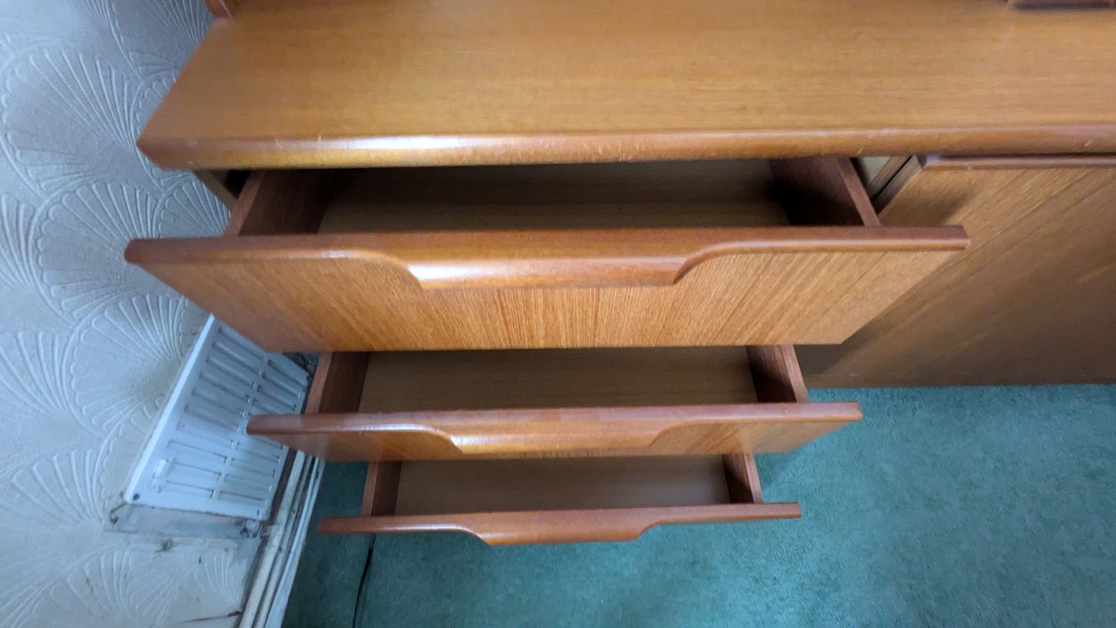 Mid Century State Room By Stonehill Teak Living Room Display Cabinet photo Furniture