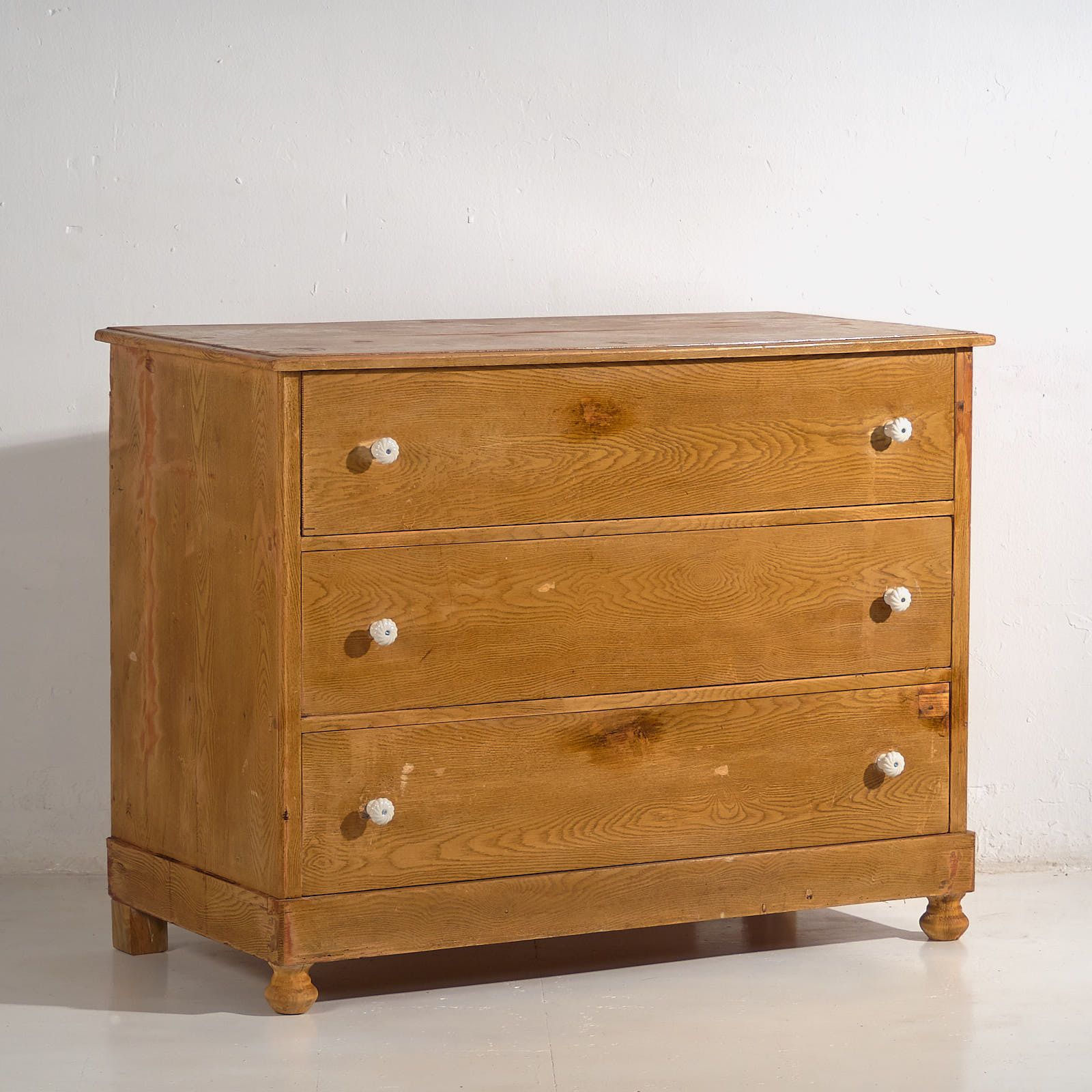 Antique Three Drawer Dresser (C.1920) #49