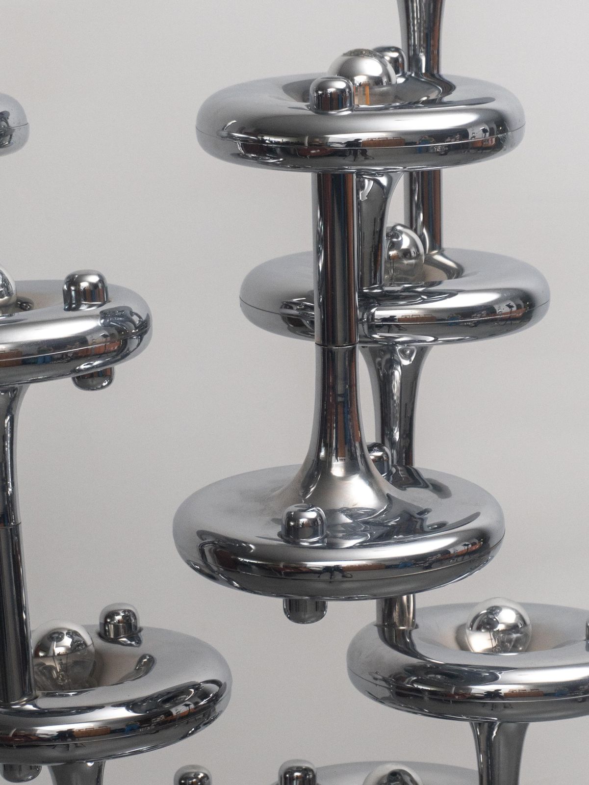 photo vinterior Sculpture Set Of Two Modular Nagel 1960s Space Age Floor Lamps, Made In Germany