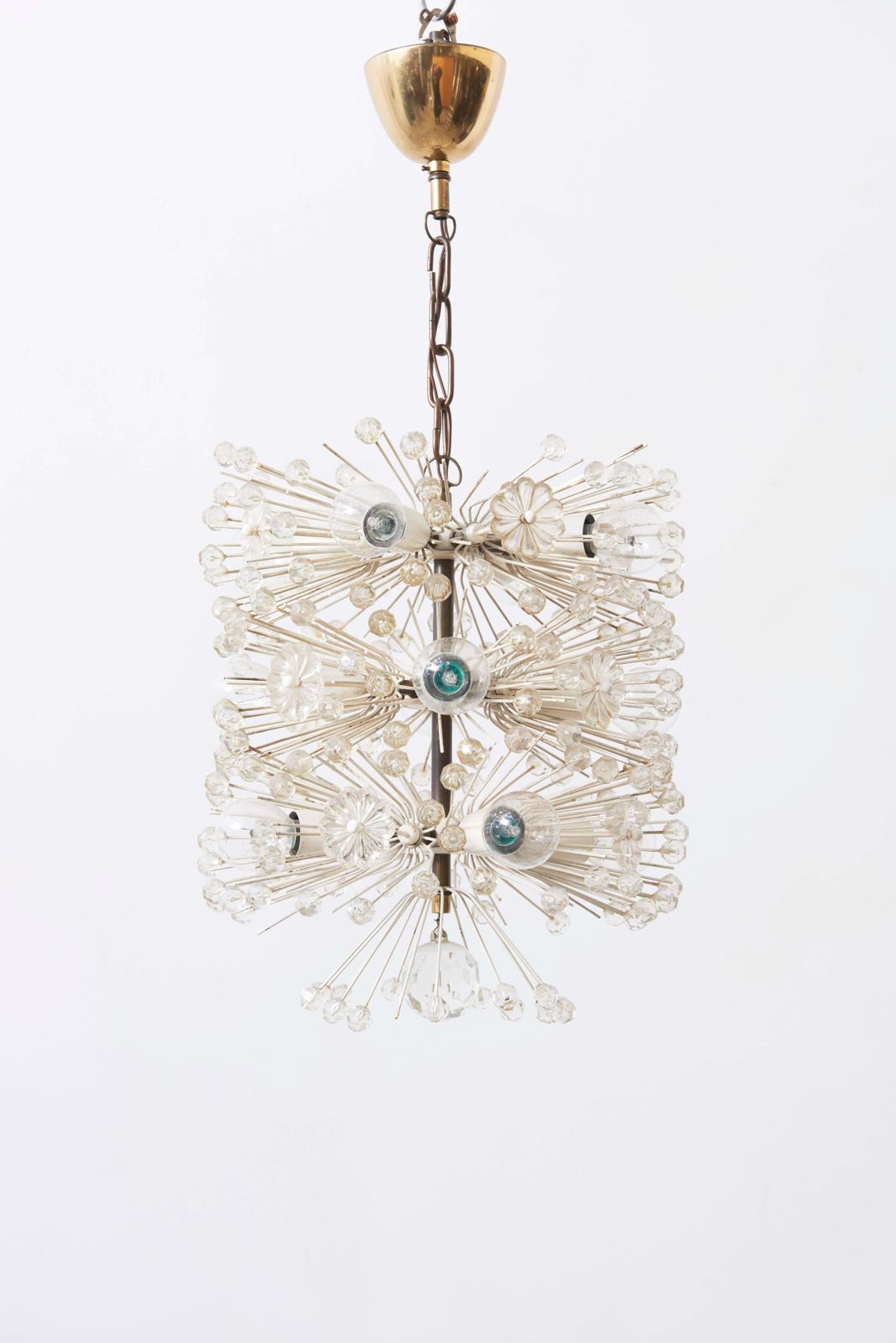 Rupert Nikoll For Emil Stejnar Snowball Sputnik Chandelier, 1950s Vienna photo furniture