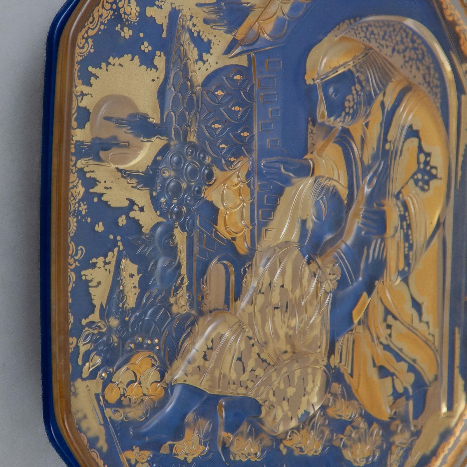 Glass Art Wall Mounted Parable Of The Prodigal Son By  Bjorn Wiinblad, Rosenthal photo buy