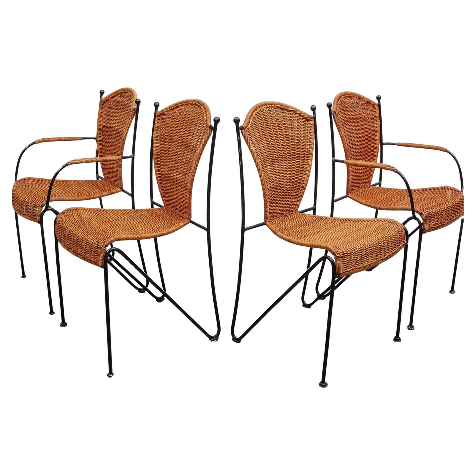 Indoor, Outdoor Chairs By Pipsan Saarinen Swanson, 1970s, Two Arm Chairs