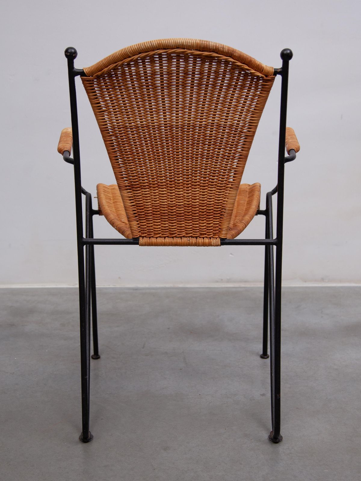 photo vintage Indoor, Outdoor Chairs By Pipsan Saarinen Swanson, 1970s, Two Arm Chairs