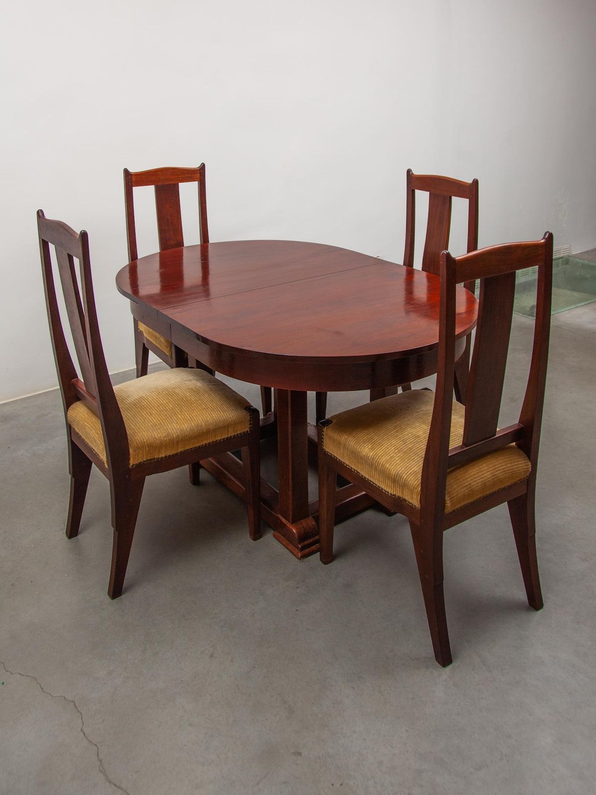 Arts And Crafts Amsterdamse School Set Of Six Chairs By Jac. Van Den Bosch, 1909 photo Furniture