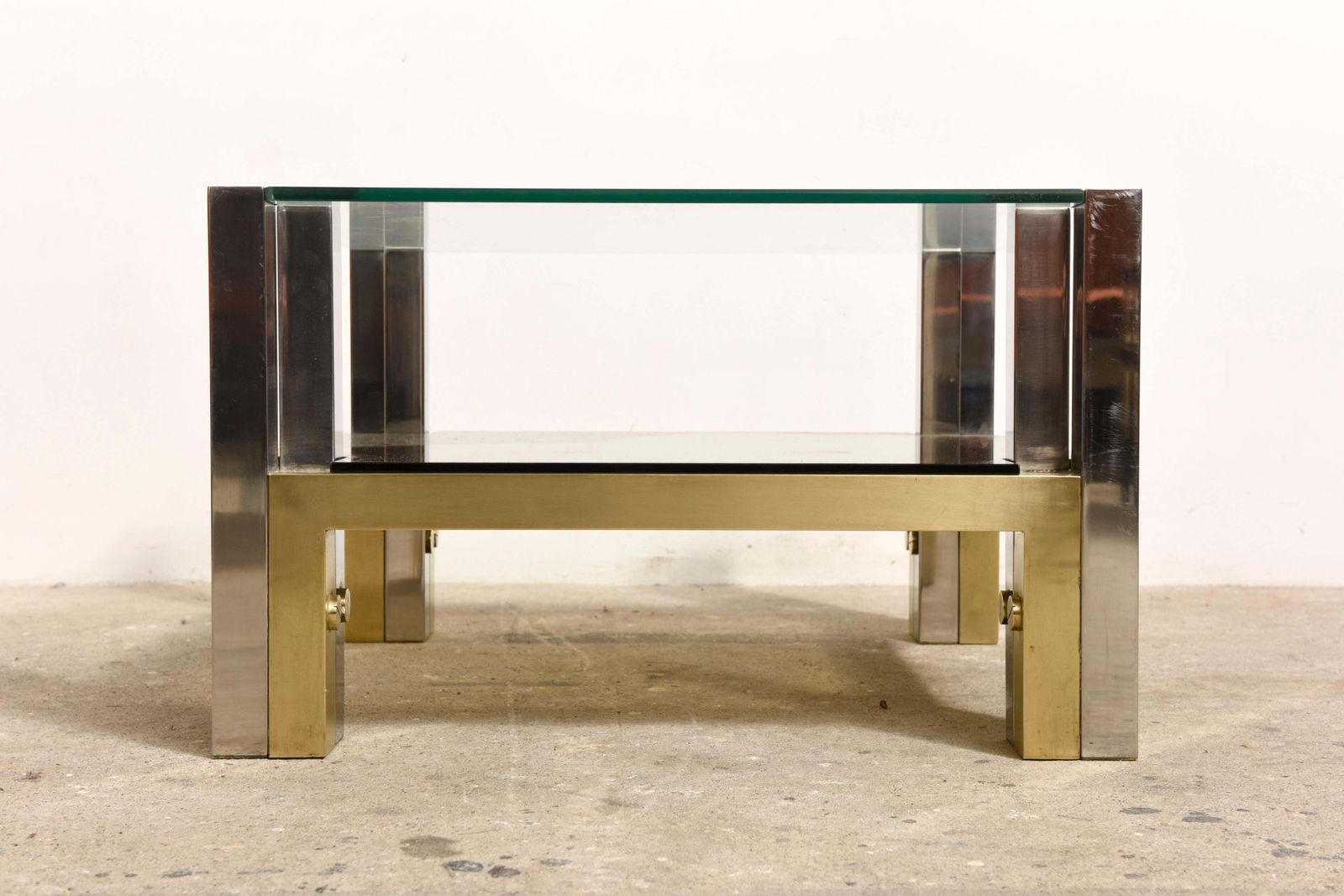 Brass Coffee Table By Alfredo Freda For Cittone Oggi, 1970s, Italy photo furniture