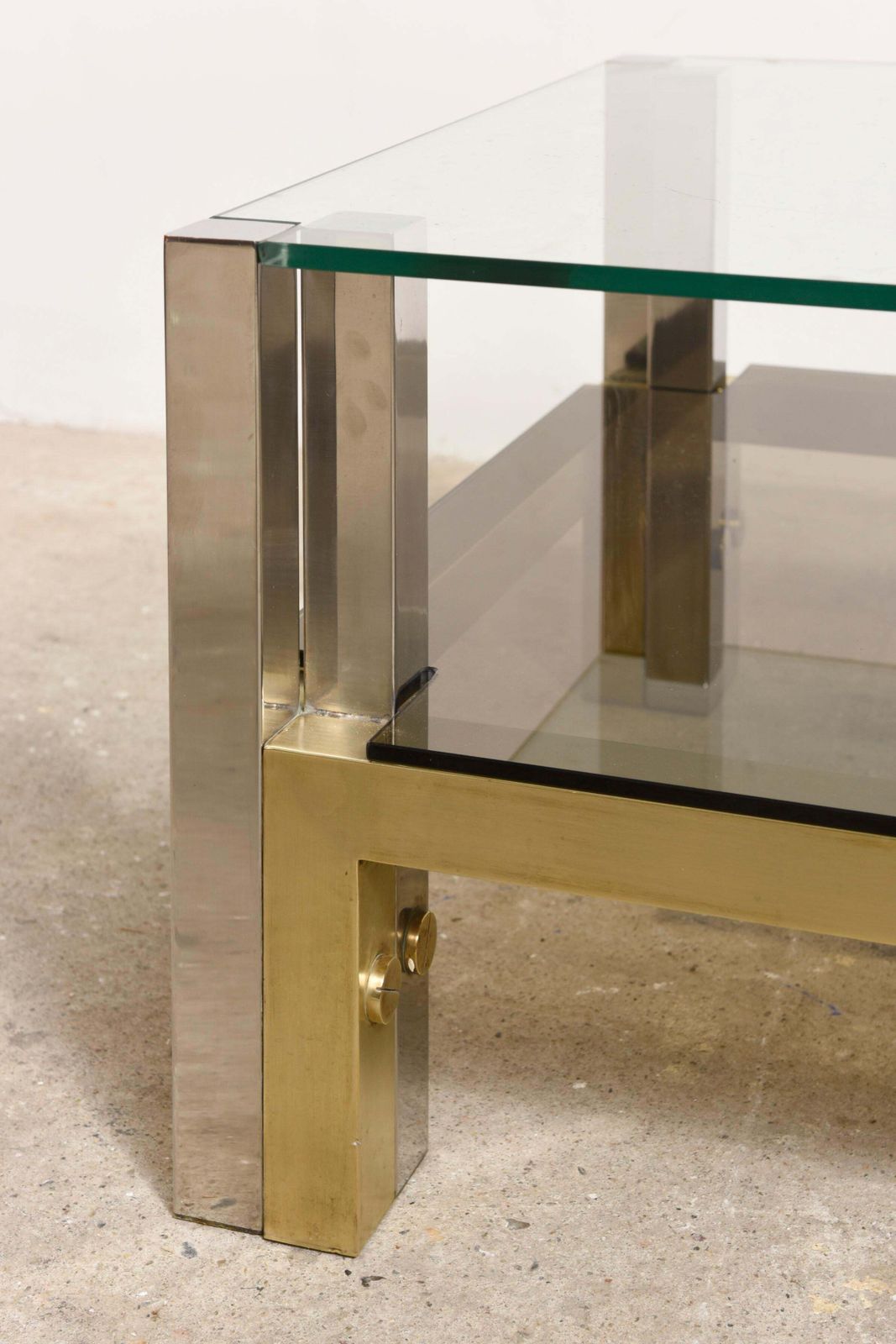 Brass Coffee Table By Alfredo Freda For Cittone Oggi, 1970s, Italy photo 3284.0