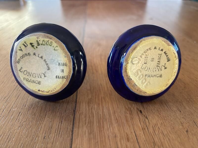 3 Vases Miniatures Longwy photo vinterior