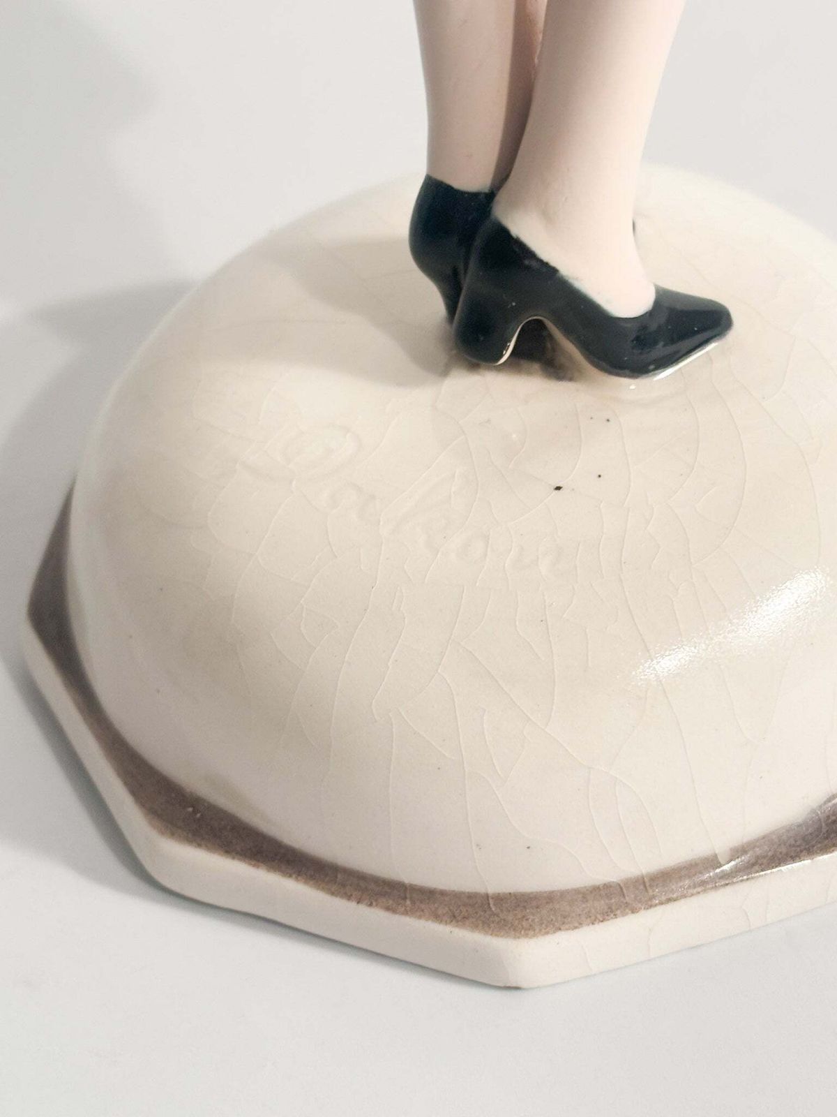 photo buy Goldscheider Ceramic Figurine Of A Tennis Player By Stefan Dakon From The 1930s