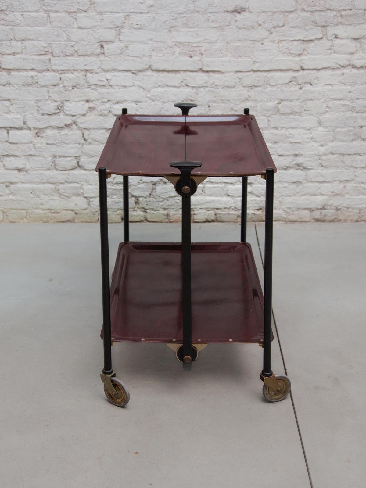 Folding Serving Tea   Bar Cart From Bremshey & Co, 1960s photo buy