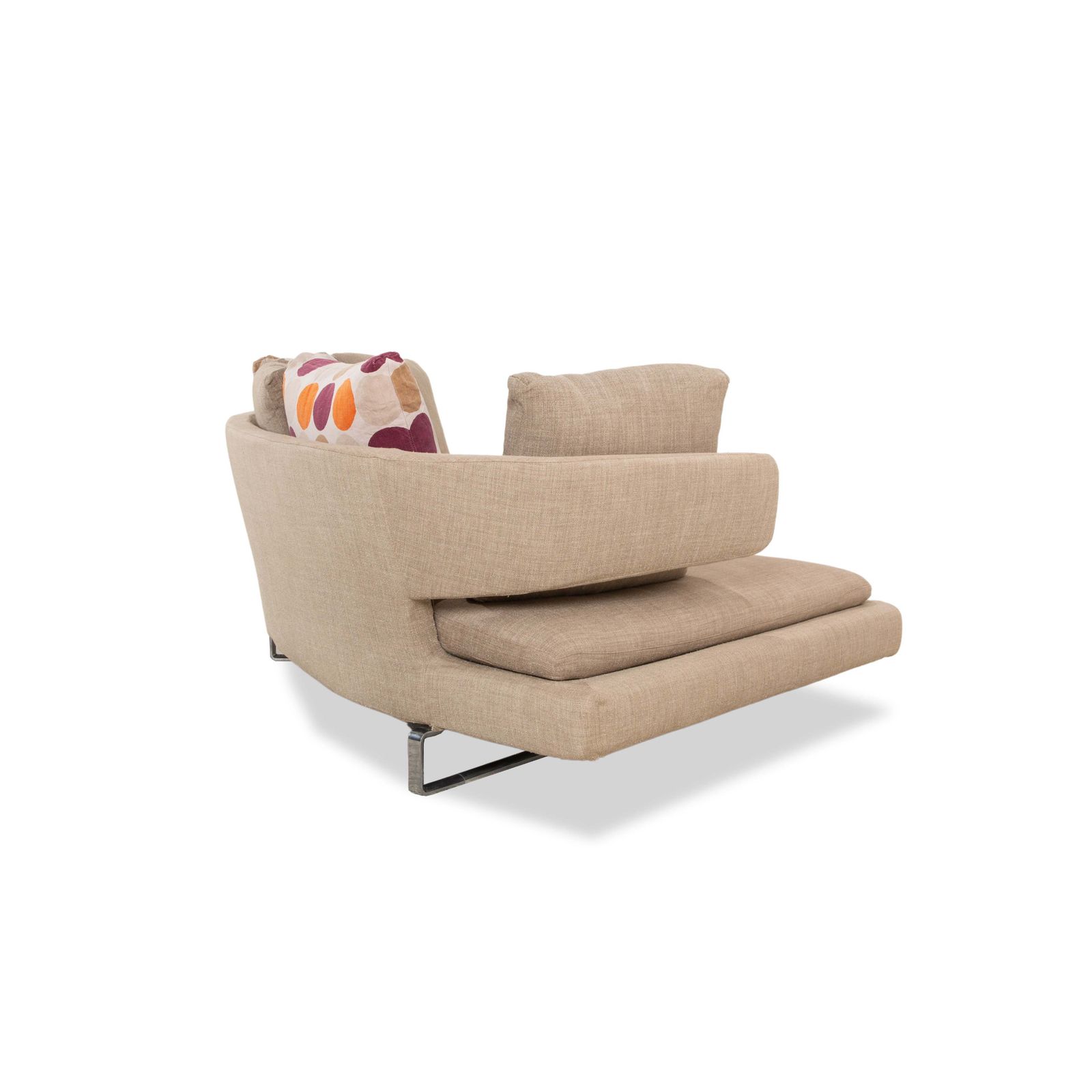 Canapé d'angle B&B Italia Arne en tissu, gris beige brun taupe photo vinterior