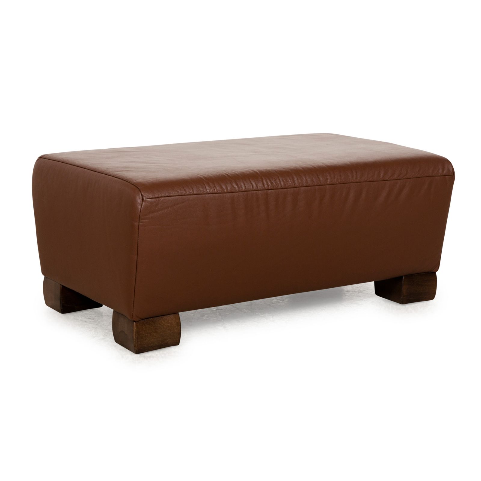 Tabouret Koinor Volare en cuir brun