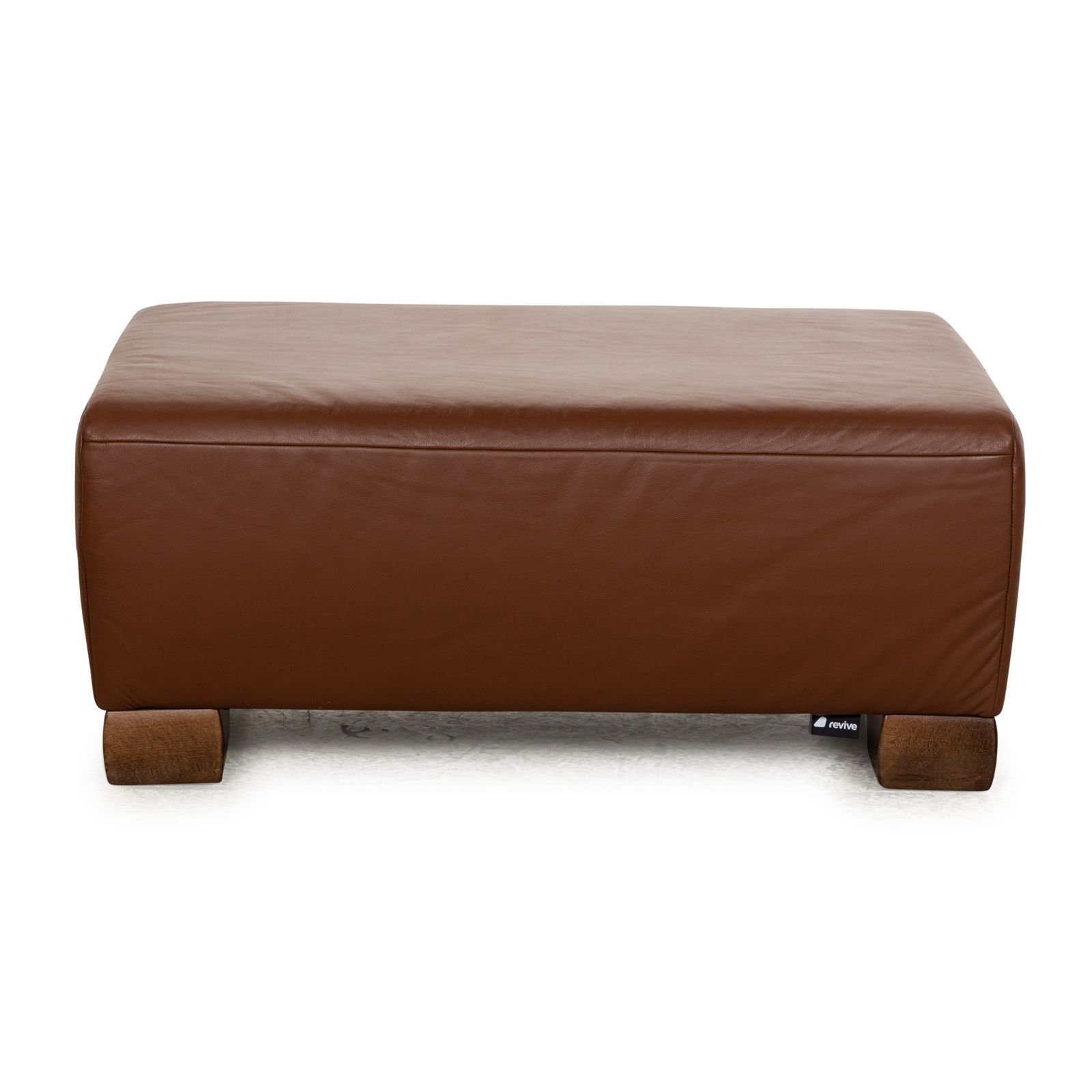 Tabouret Koinor Volare en cuir brun photo vintage