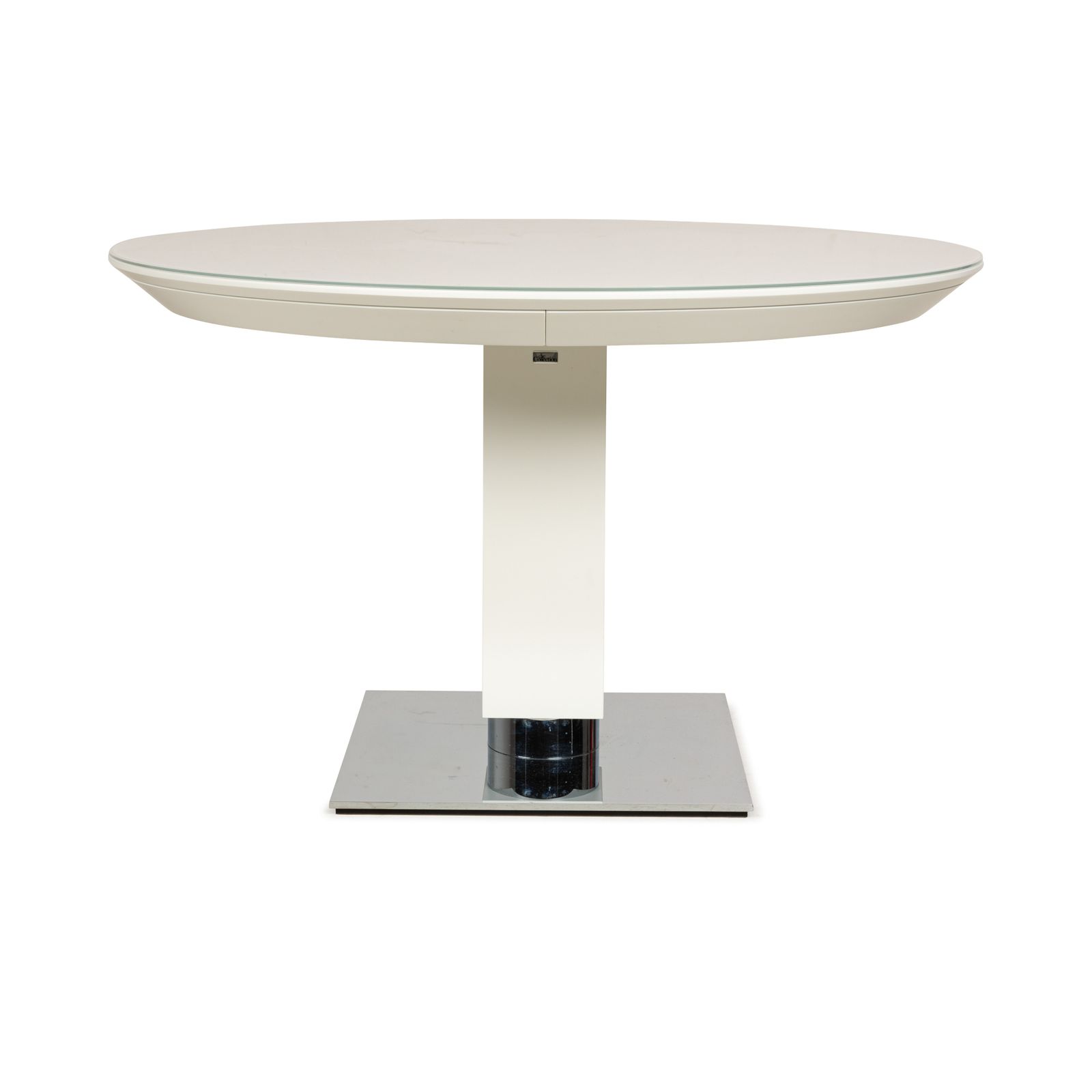 Mobilier Table à manger Bacher Todo Wood Glass en blanc photo