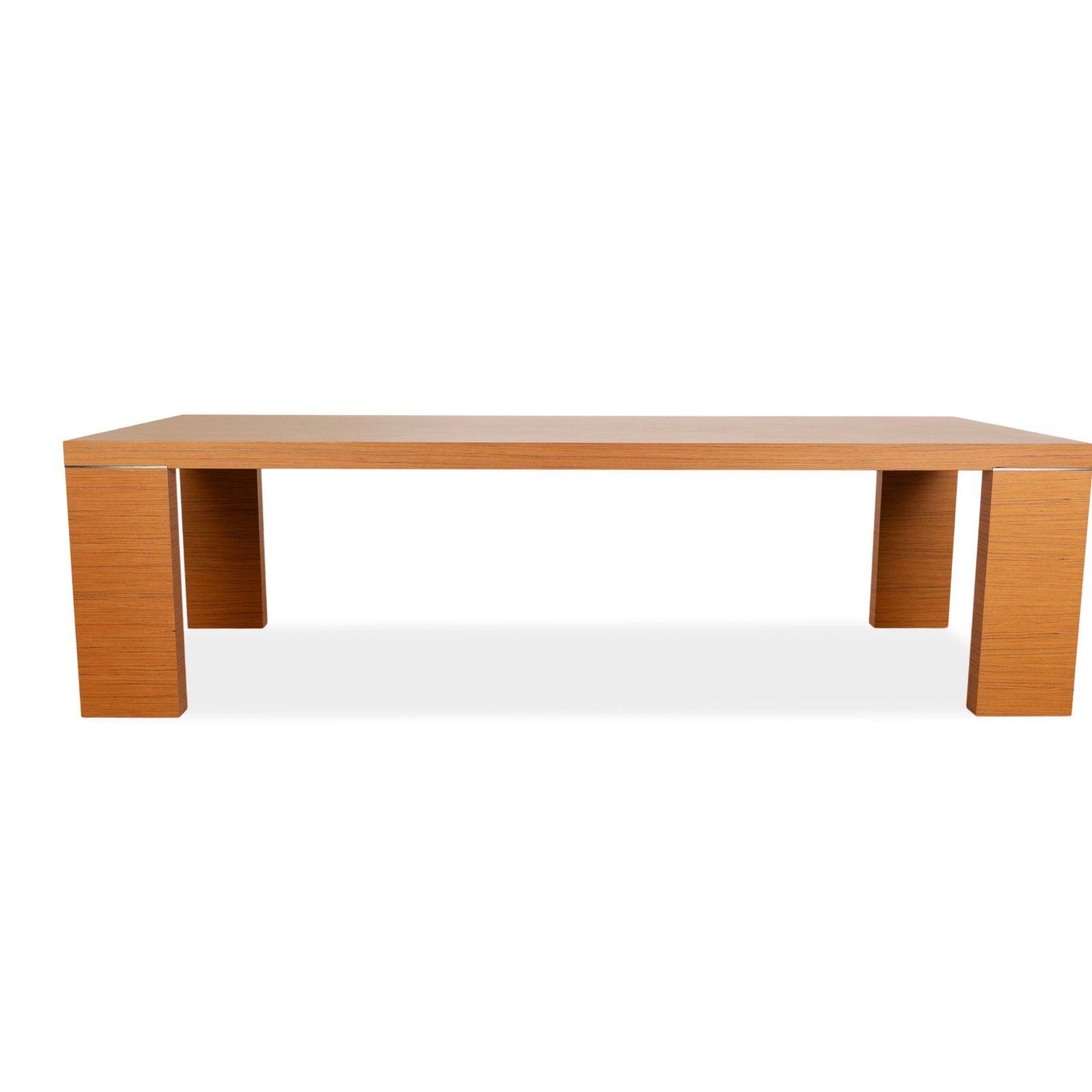 photo for sale Table à manger Poliform en bois brun, 260 x 100 cm