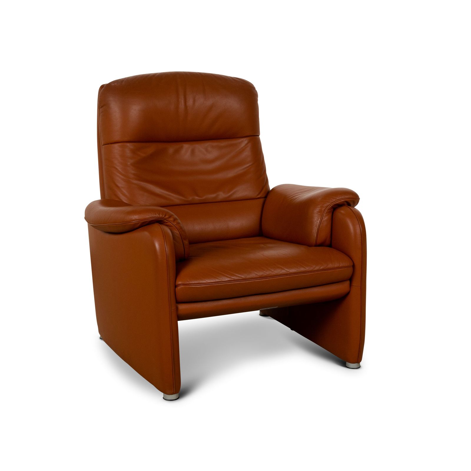 Fauteuil De Sede en cuir marron