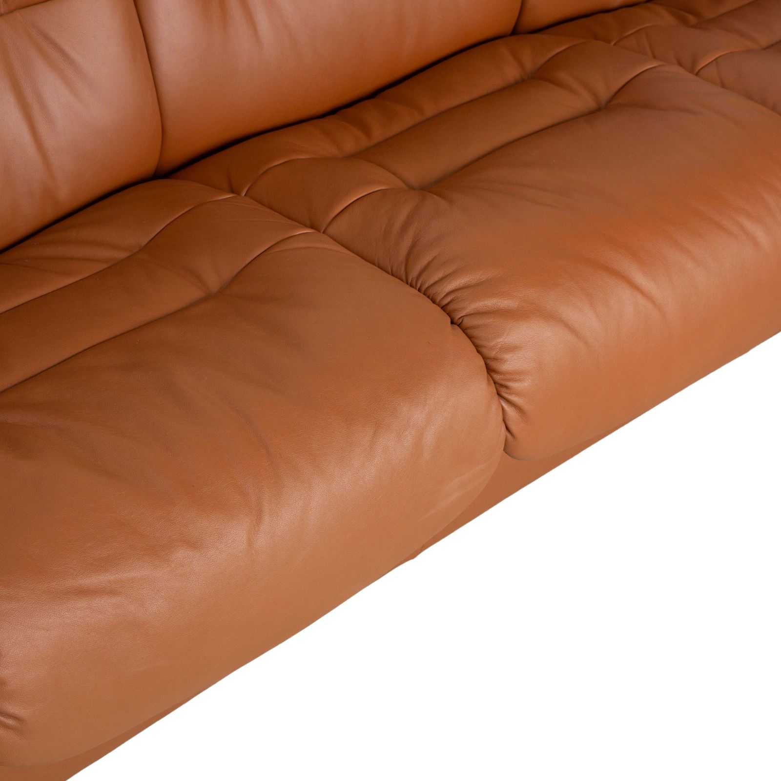 Canapé 3 places Stressless Sapphire en cuir marron, fonction manuelle photo 3912.0
