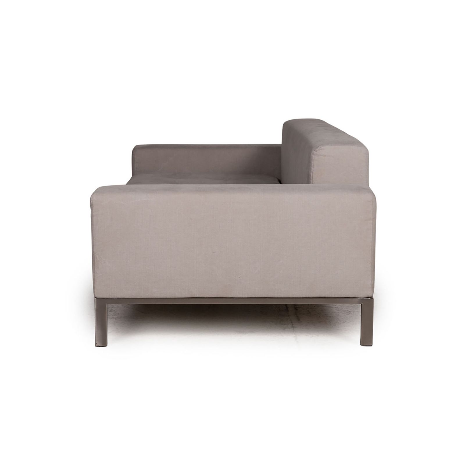 photo furniture Zanotta Alfa Fabric Sofa Gray Two Seater