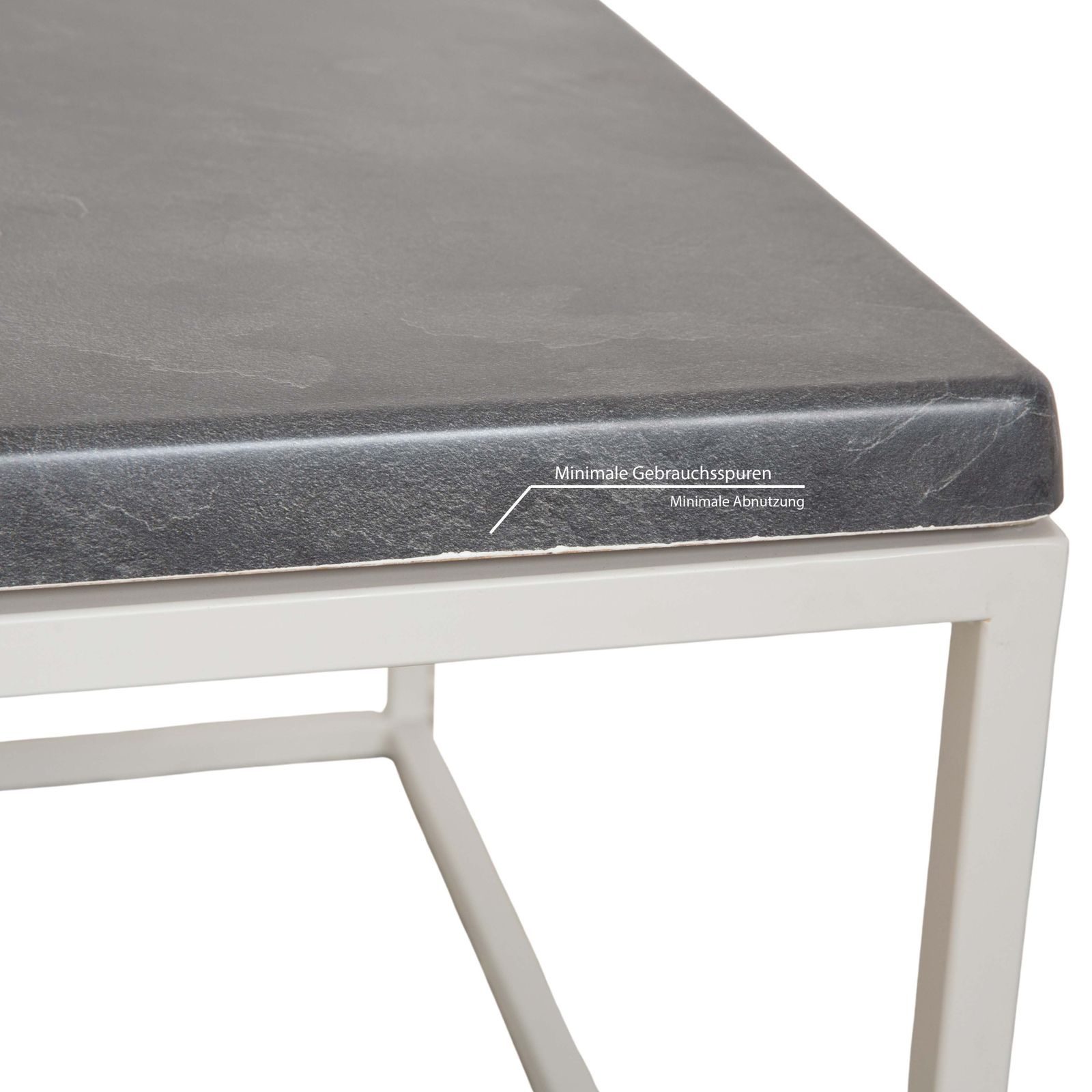 Table basse Pure Paris en plastique, métal argenté, gris photo Mobilier