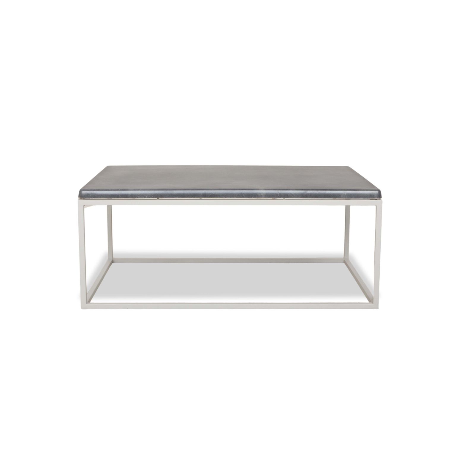 Table basse Pure Paris en plastique, métal argenté, gris photo buy